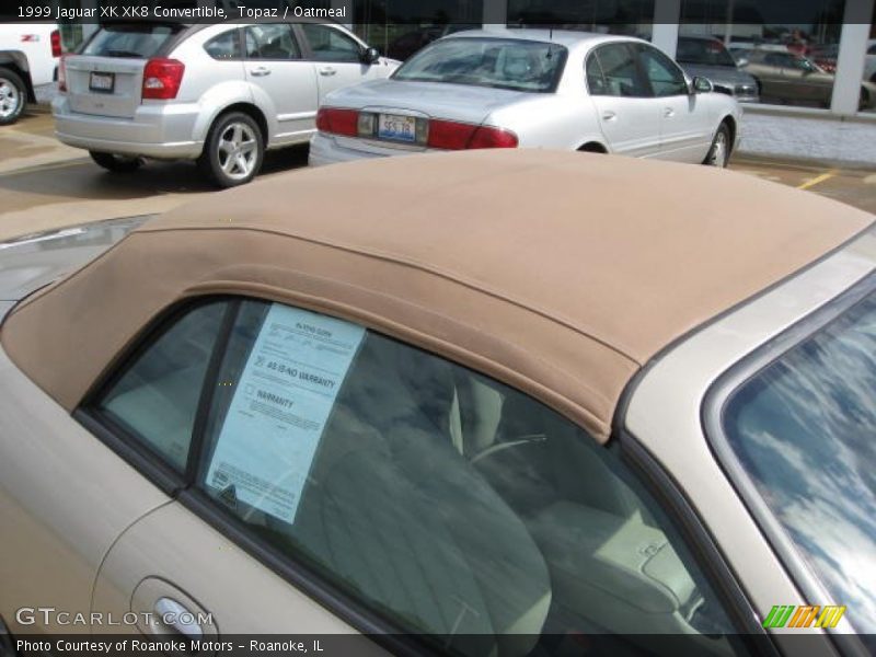 Topaz / Oatmeal 1999 Jaguar XK XK8 Convertible
