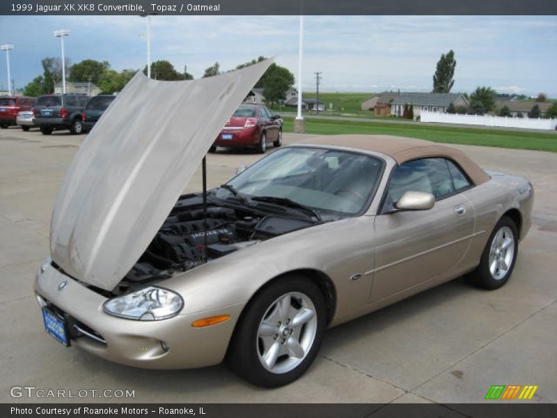 Topaz / Oatmeal 1999 Jaguar XK XK8 Convertible