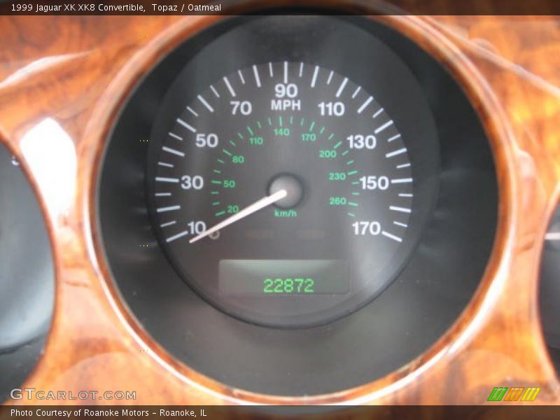 Topaz / Oatmeal 1999 Jaguar XK XK8 Convertible