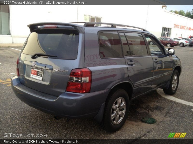 Bluestone Metallic / Ash 2004 Toyota Highlander V6 4WD