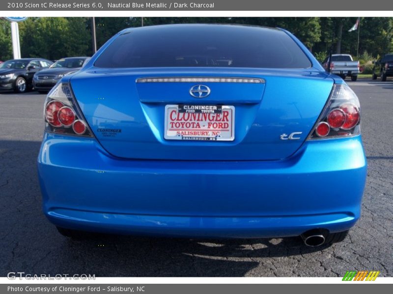 Nautical Blue Metallic / Dark Charcoal 2010 Scion tC Release Series 6.0