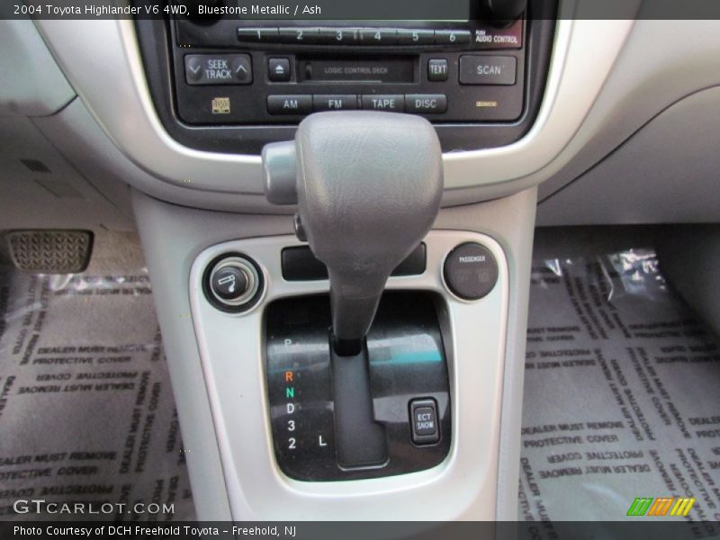 Bluestone Metallic / Ash 2004 Toyota Highlander V6 4WD
