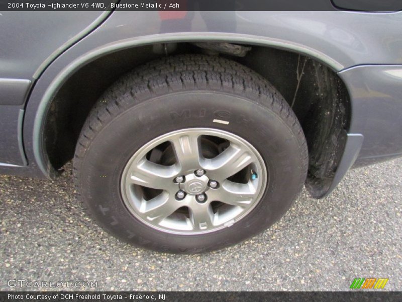 Bluestone Metallic / Ash 2004 Toyota Highlander V6 4WD