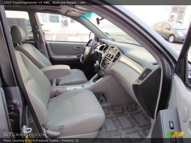 Bluestone Metallic / Ash 2004 Toyota Highlander V6 4WD