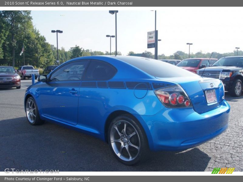 Nautical Blue Metallic / Dark Charcoal 2010 Scion tC Release Series 6.0