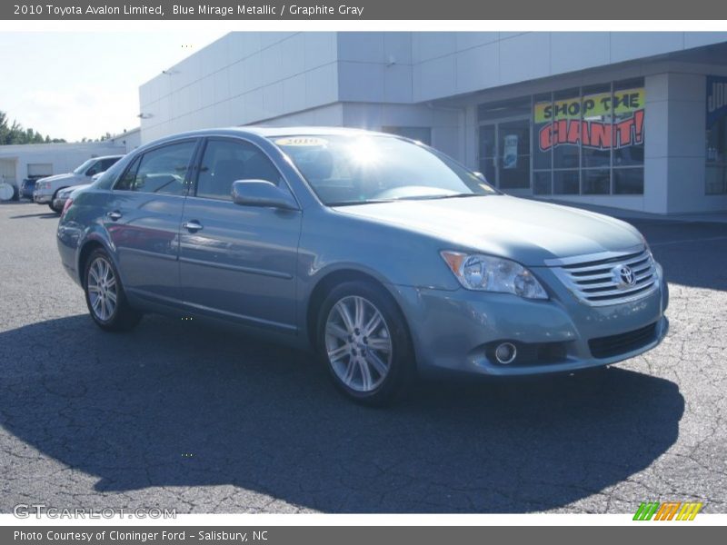 Blue Mirage Metallic / Graphite Gray 2010 Toyota Avalon Limited