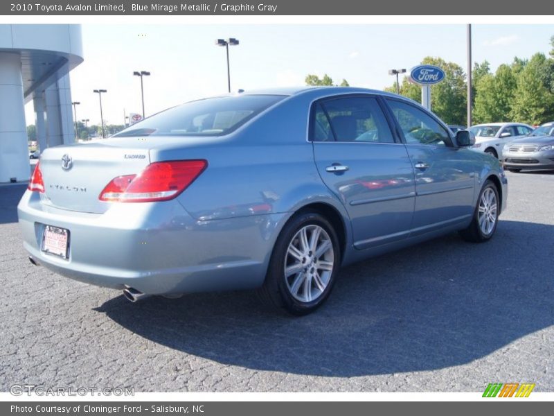 Blue Mirage Metallic / Graphite Gray 2010 Toyota Avalon Limited
