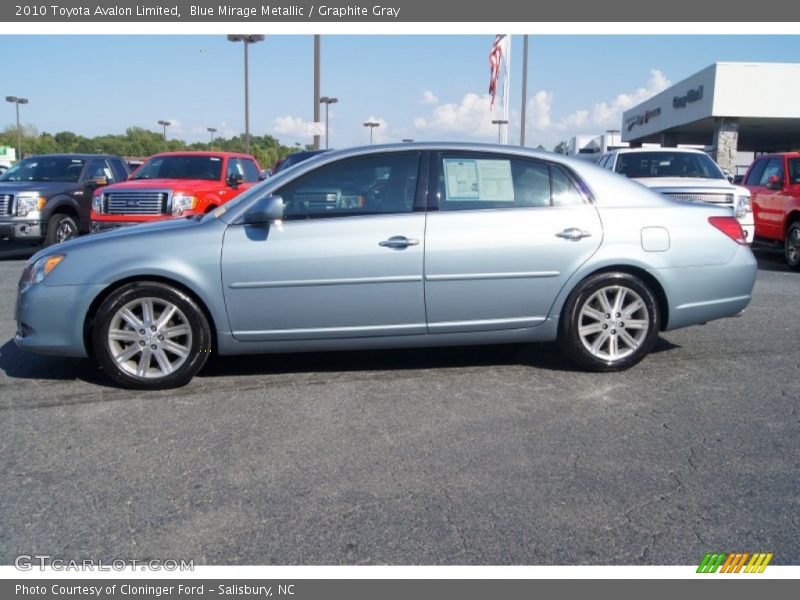 Blue Mirage Metallic / Graphite Gray 2010 Toyota Avalon Limited