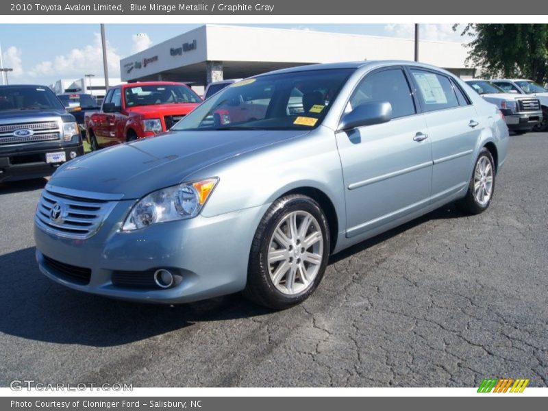 Blue Mirage Metallic / Graphite Gray 2010 Toyota Avalon Limited