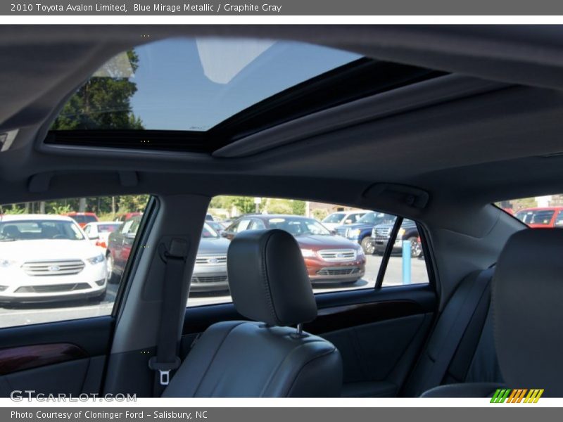 Blue Mirage Metallic / Graphite Gray 2010 Toyota Avalon Limited