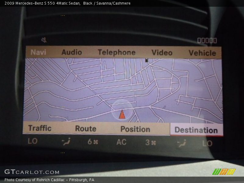 Black / Savanna/Cashmere 2009 Mercedes-Benz S 550 4Matic Sedan