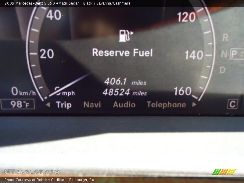 Black / Savanna/Cashmere 2009 Mercedes-Benz S 550 4Matic Sedan