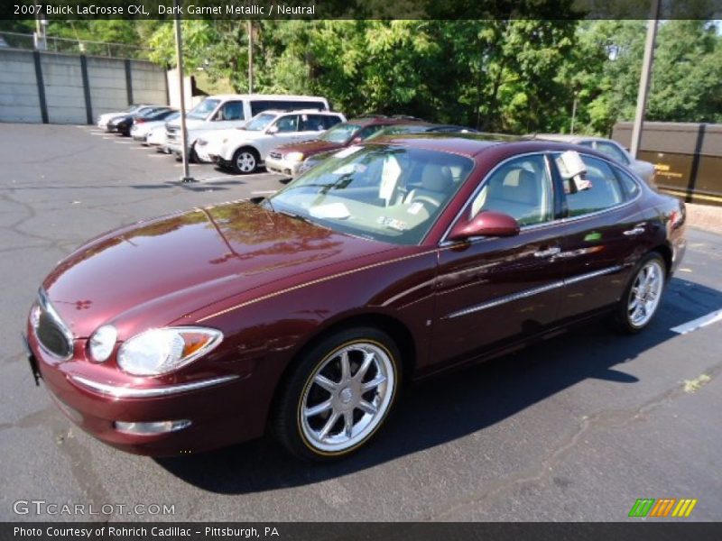 Dark Garnet Metallic / Neutral 2007 Buick LaCrosse CXL