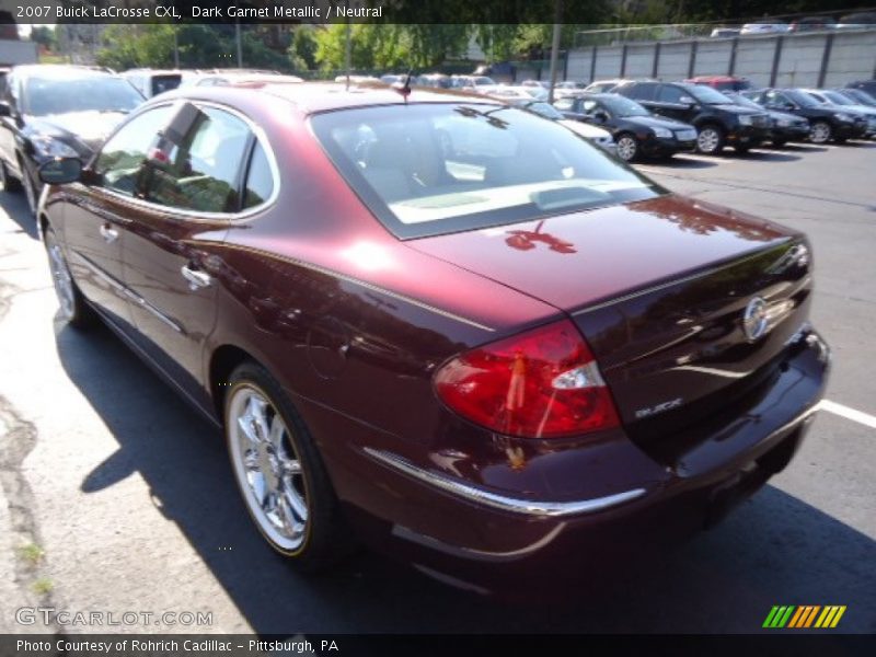 Dark Garnet Metallic / Neutral 2007 Buick LaCrosse CXL