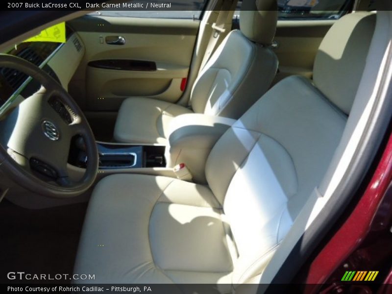 Front Seat of 2007 LaCrosse CXL