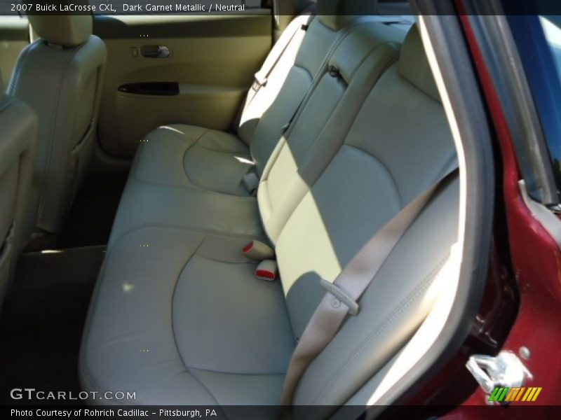 Rear Seat of 2007 LaCrosse CXL