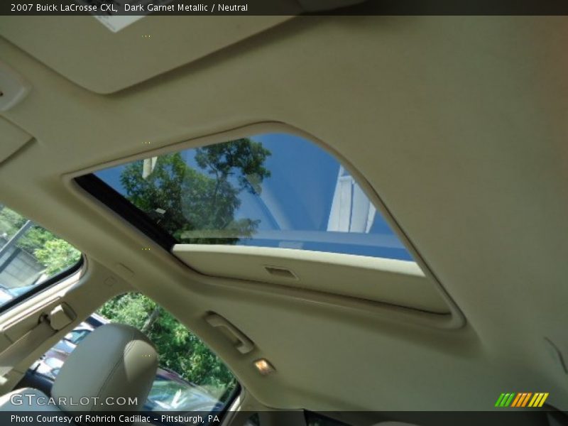 Dark Garnet Metallic / Neutral 2007 Buick LaCrosse CXL
