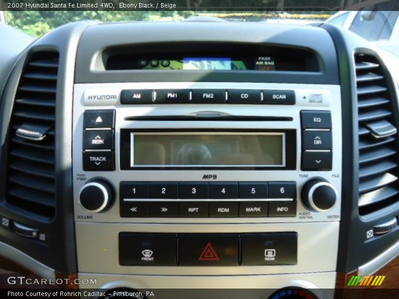 Ebony Black / Beige 2007 Hyundai Santa Fe Limited 4WD