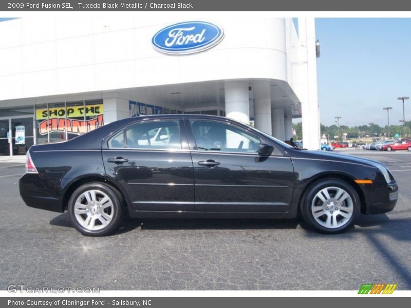 Tuxedo Black Metallic / Charcoal Black 2009 Ford Fusion SEL