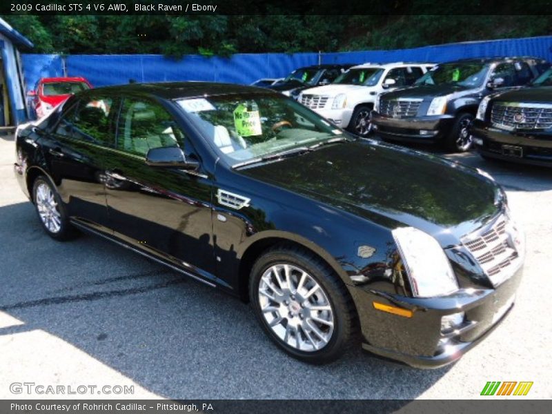 Black Raven / Ebony 2009 Cadillac STS 4 V6 AWD