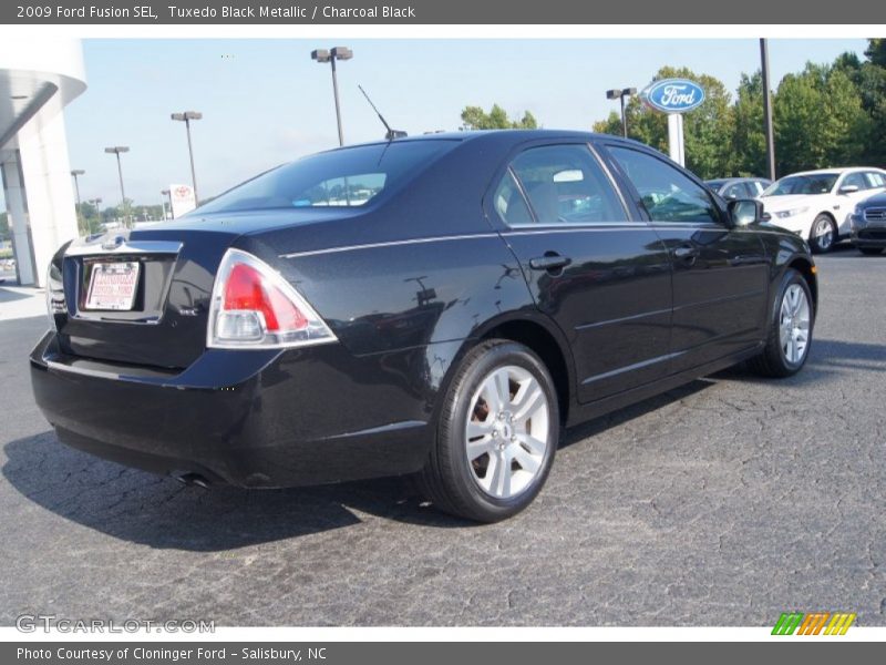 Tuxedo Black Metallic / Charcoal Black 2009 Ford Fusion SEL