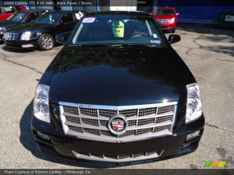 Black Raven / Ebony 2009 Cadillac STS 4 V6 AWD