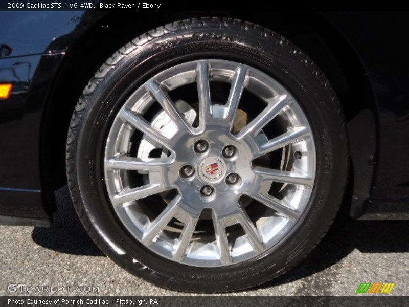 Black Raven / Ebony 2009 Cadillac STS 4 V6 AWD