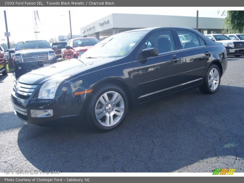 Tuxedo Black Metallic / Charcoal Black 2009 Ford Fusion SEL