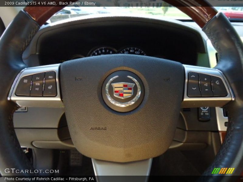 Black Raven / Ebony 2009 Cadillac STS 4 V6 AWD