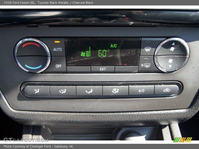 Tuxedo Black Metallic / Charcoal Black 2009 Ford Fusion SEL