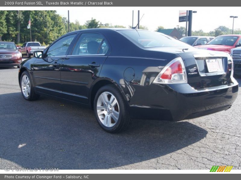 Tuxedo Black Metallic / Charcoal Black 2009 Ford Fusion SEL