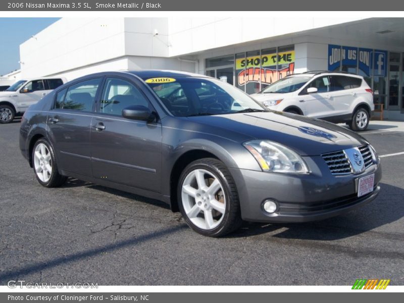 Smoke Metallic / Black 2006 Nissan Maxima 3.5 SL