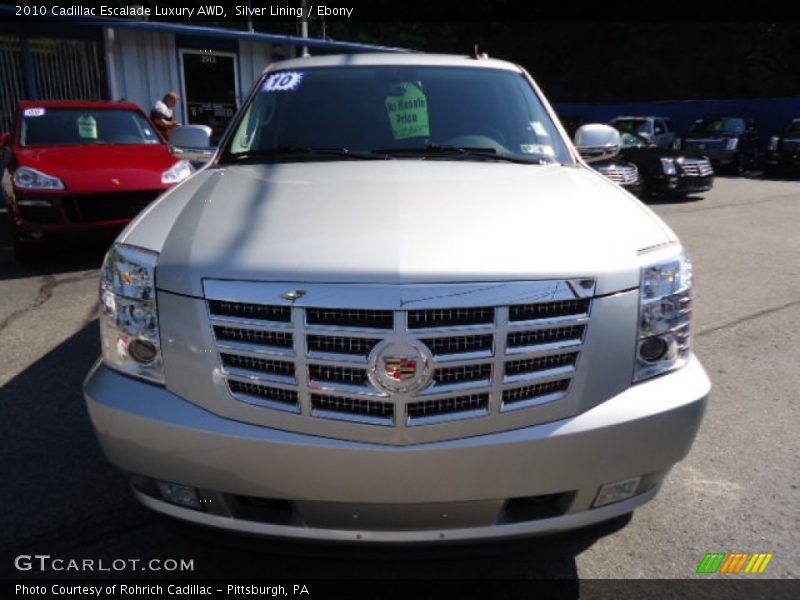 Silver Lining / Ebony 2010 Cadillac Escalade Luxury AWD