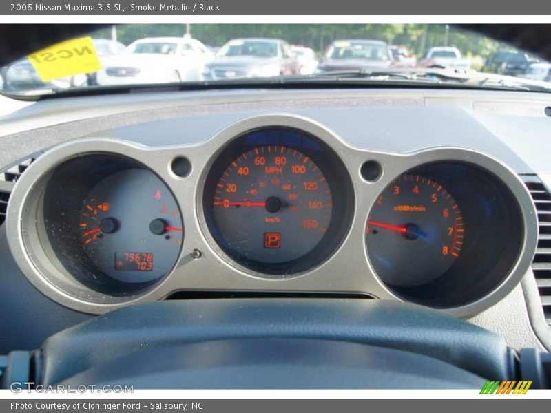 Smoke Metallic / Black 2006 Nissan Maxima 3.5 SL
