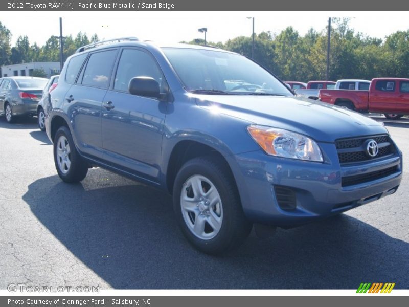 Pacific Blue Metallic / Sand Beige 2012 Toyota RAV4 I4