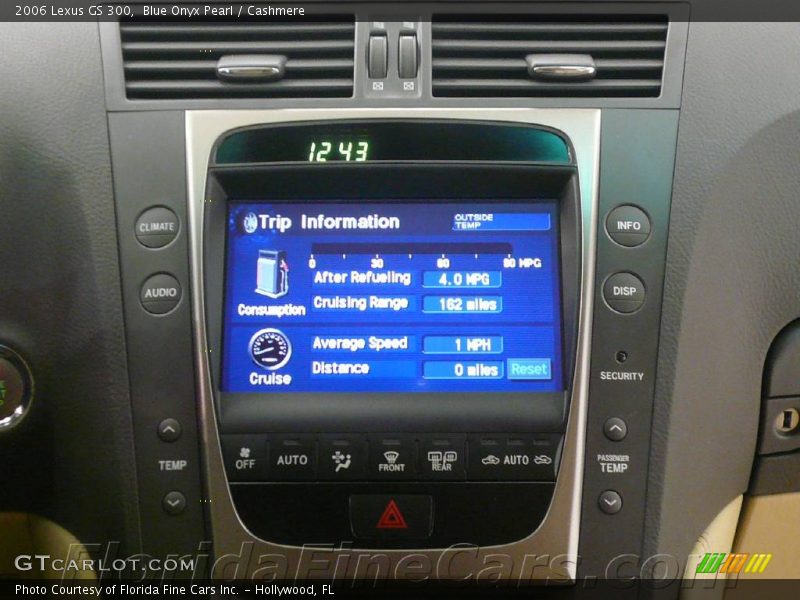 Blue Onyx Pearl / Cashmere 2006 Lexus GS 300