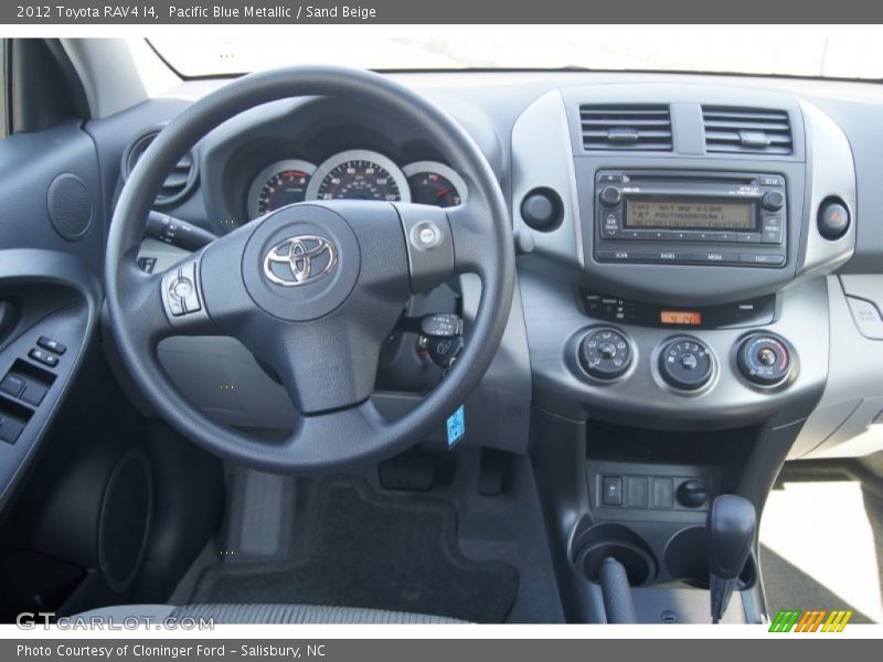 Pacific Blue Metallic / Sand Beige 2012 Toyota RAV4 I4