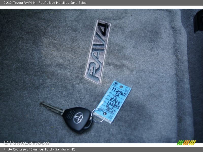 Pacific Blue Metallic / Sand Beige 2012 Toyota RAV4 I4