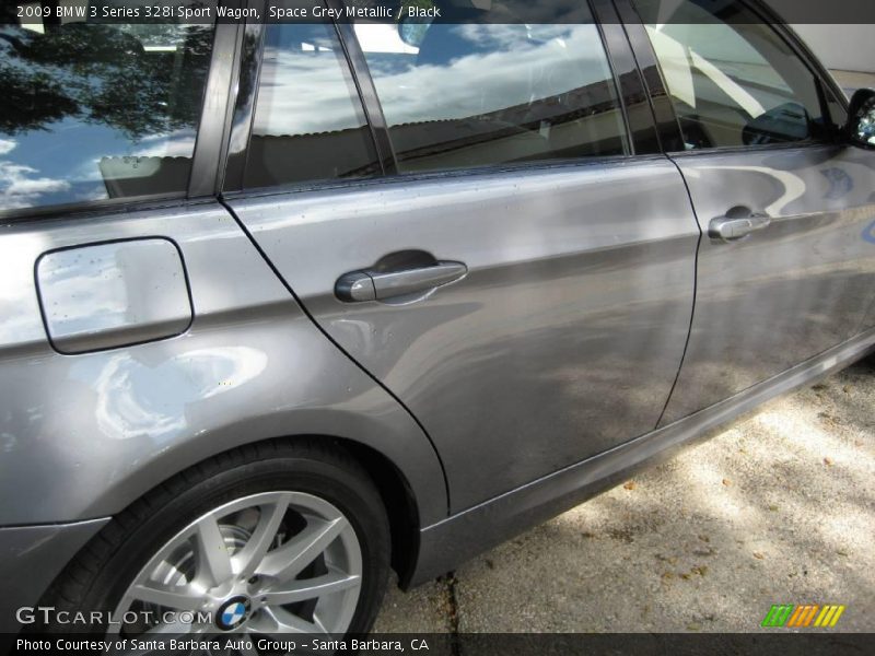 Space Grey Metallic / Black 2009 BMW 3 Series 328i Sport Wagon