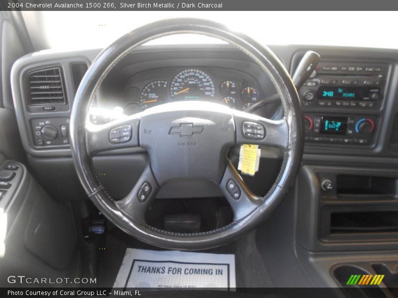 Silver Birch Metallic / Dark Charcoal 2004 Chevrolet Avalanche 1500 Z66