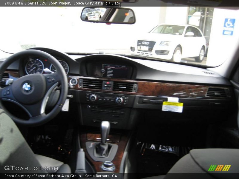 Space Grey Metallic / Black 2009 BMW 3 Series 328i Sport Wagon