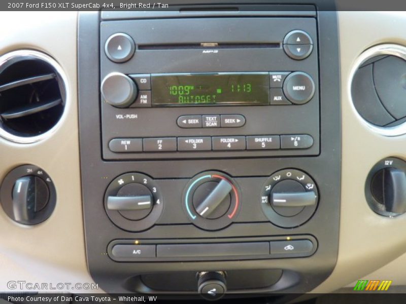 Bright Red / Tan 2007 Ford F150 XLT SuperCab 4x4