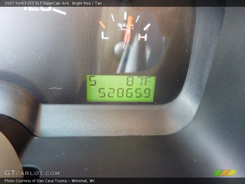 Bright Red / Tan 2007 Ford F150 XLT SuperCab 4x4