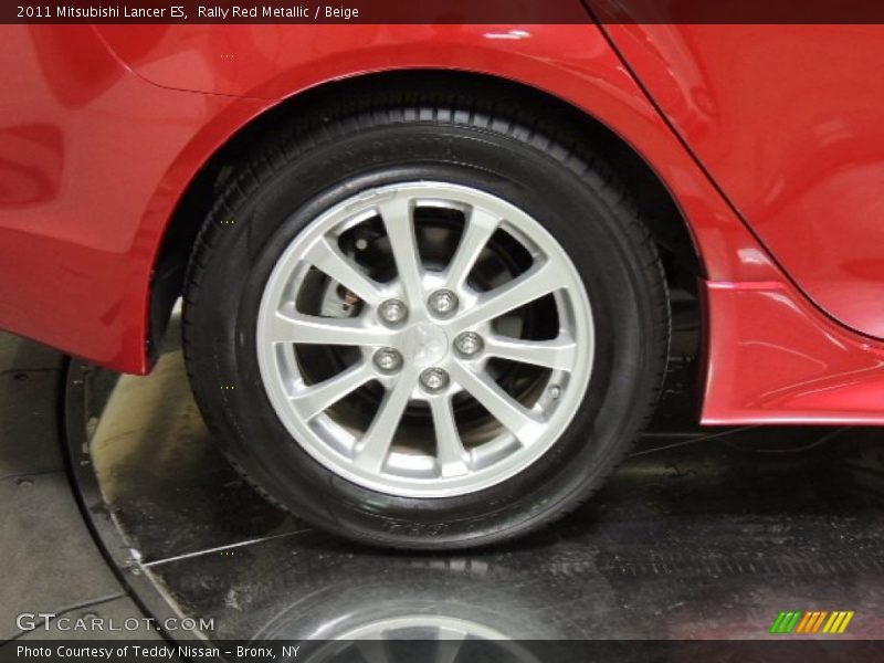 Rally Red Metallic / Beige 2011 Mitsubishi Lancer ES