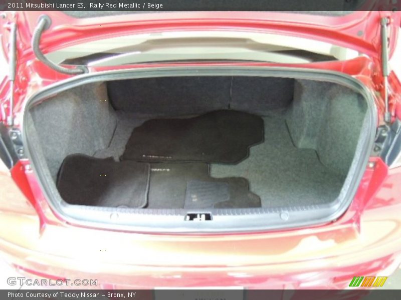 Rally Red Metallic / Beige 2011 Mitsubishi Lancer ES