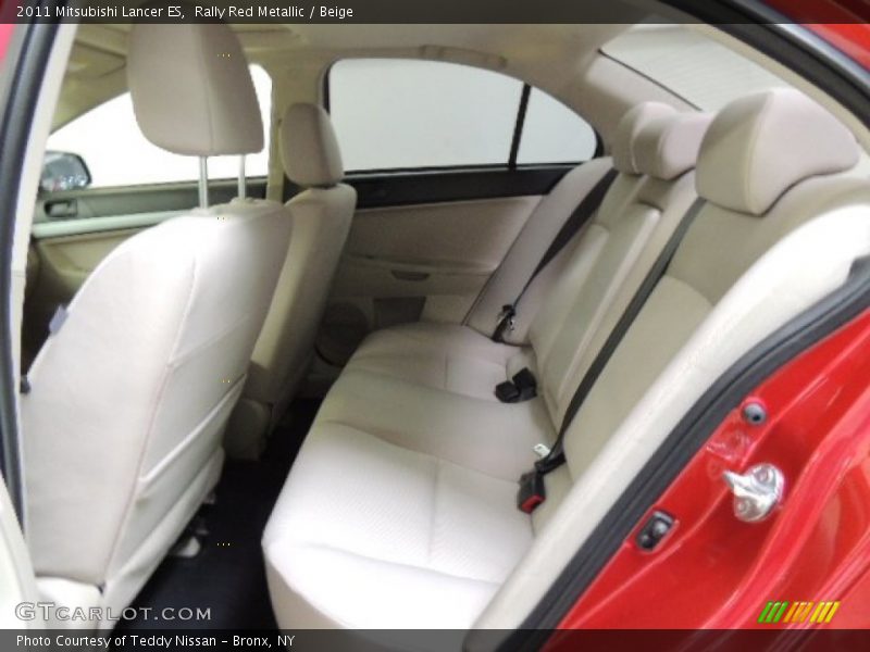 Rally Red Metallic / Beige 2011 Mitsubishi Lancer ES