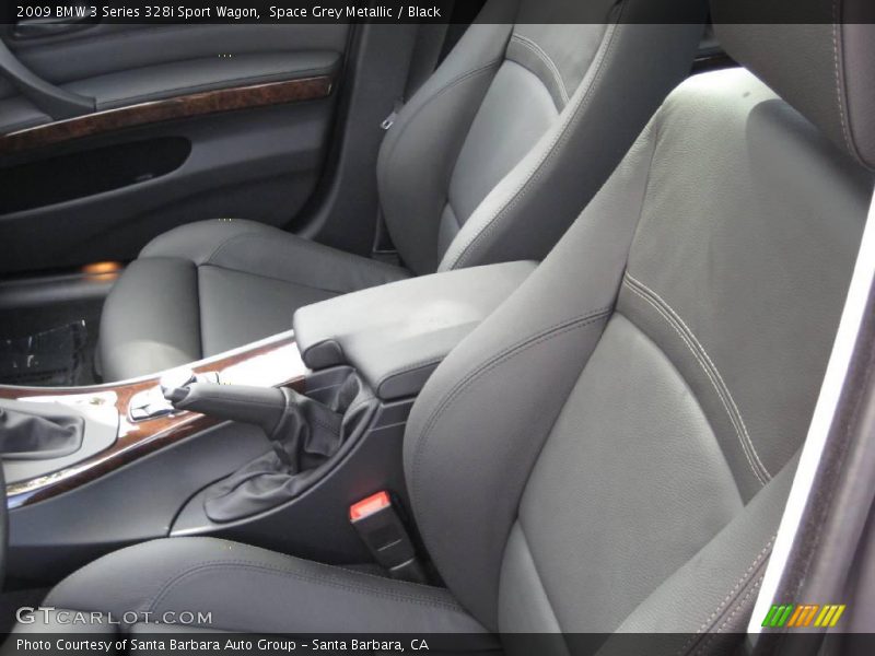 Space Grey Metallic / Black 2009 BMW 3 Series 328i Sport Wagon