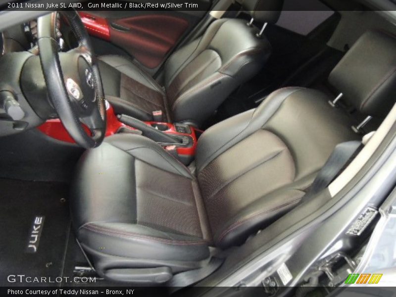 Gun Metallic / Black/Red w/Silver Trim 2011 Nissan Juke SL AWD