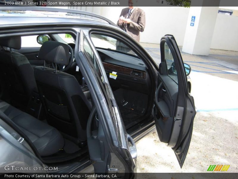 Space Grey Metallic / Black 2009 BMW 3 Series 328i Sport Wagon