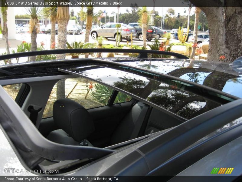 Space Grey Metallic / Black 2009 BMW 3 Series 328i Sport Wagon